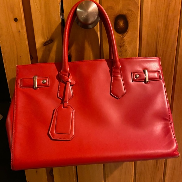 Express Women’s Red Purse with Spacious Sections - Picture 5 of 13